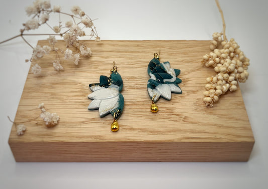 Saphir Nacré fleurs de lotus N°2